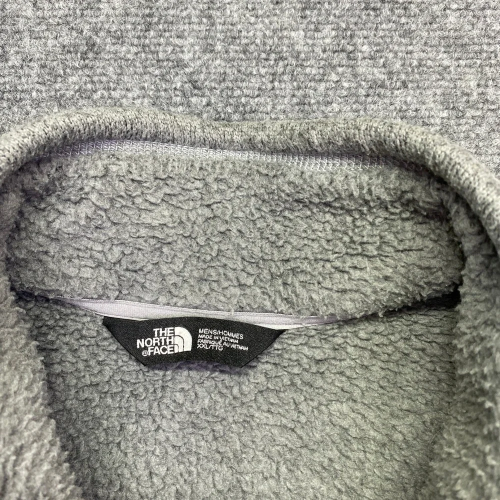The North Face Mens Gordon Lyons Full Zip Fleece Jacket Grey XXL NF0A3LH7